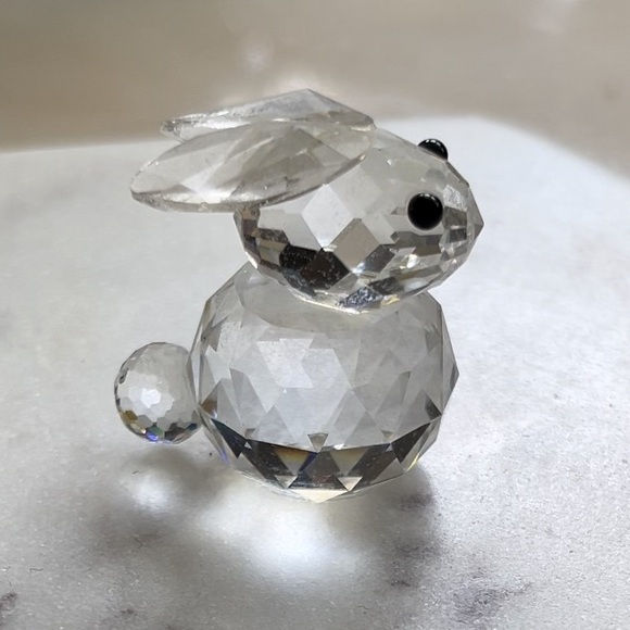 Pair of Two Mini Crystal Swarovski Figurines - Bunny & Bird/ Chick - Picture 5 of 12